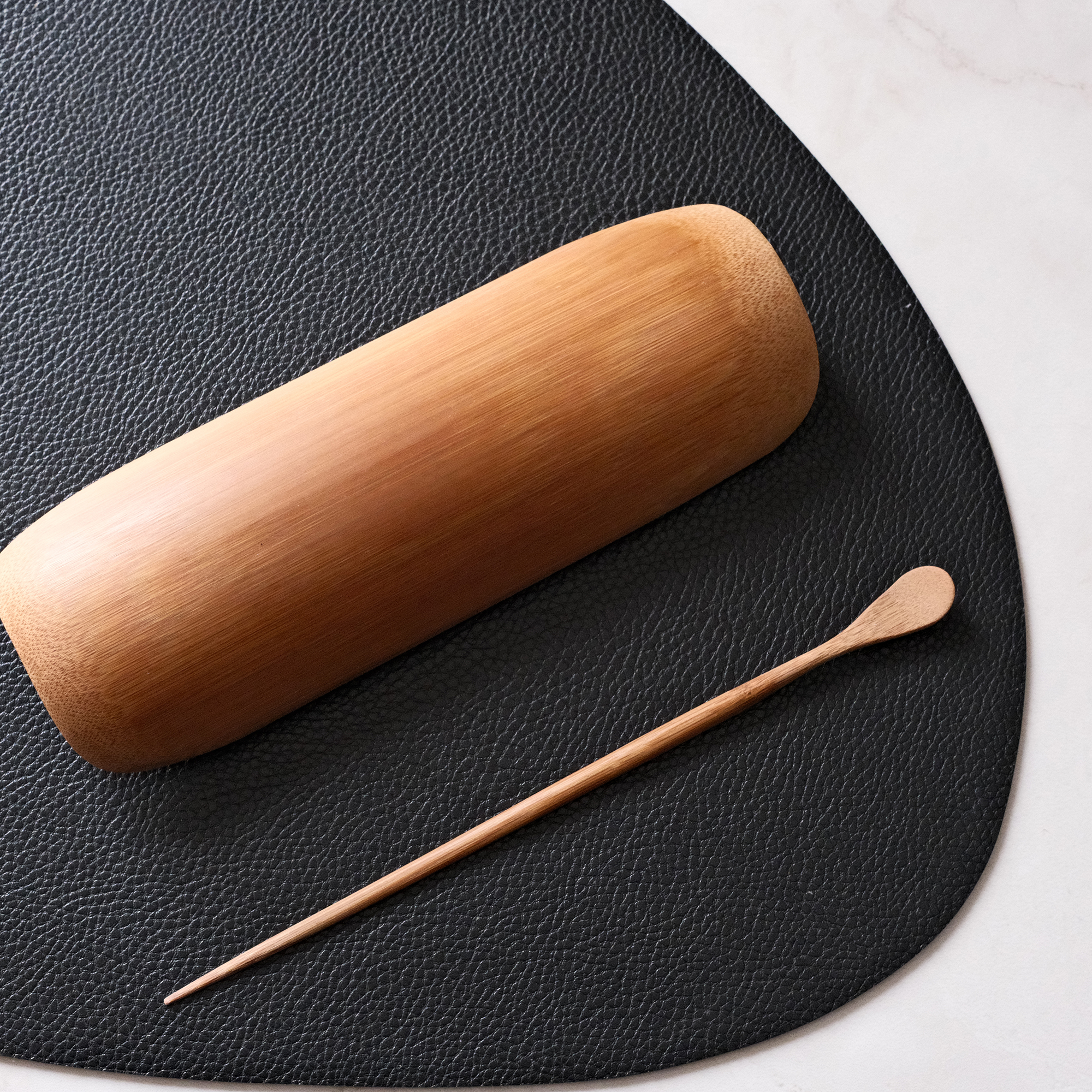 High-quality TEA ACCESSORIES handcrafted from bamboo – stylishly combined in a bundle. Perfect for Gongfu Cha, mindful tea rituals, or as a gift - Image 24