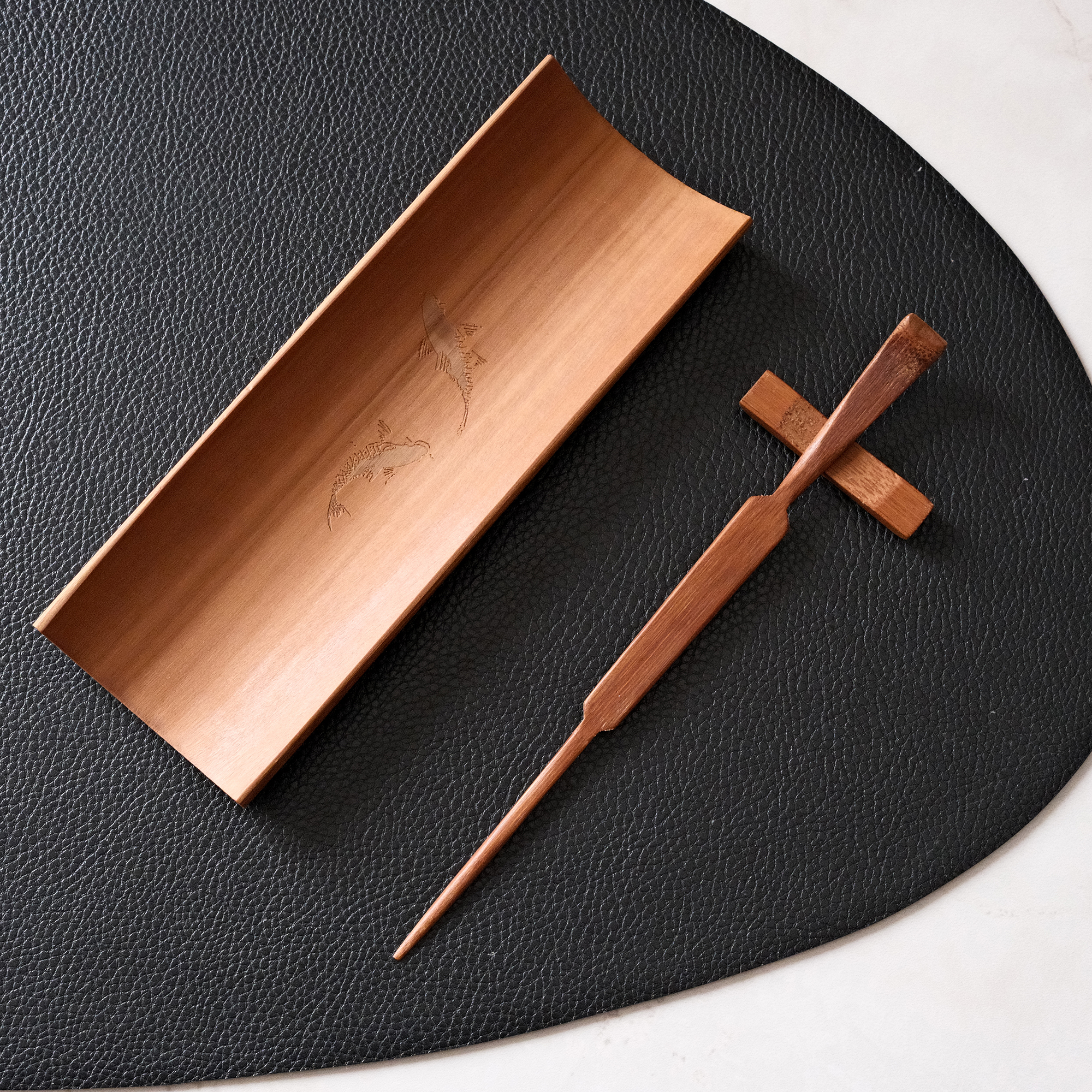 High-quality TEA ACCESSORIES handcrafted from bamboo – stylishly combined in a bundle. Perfect for Gongfu Cha, mindful tea rituals, or as a gift - Image 18