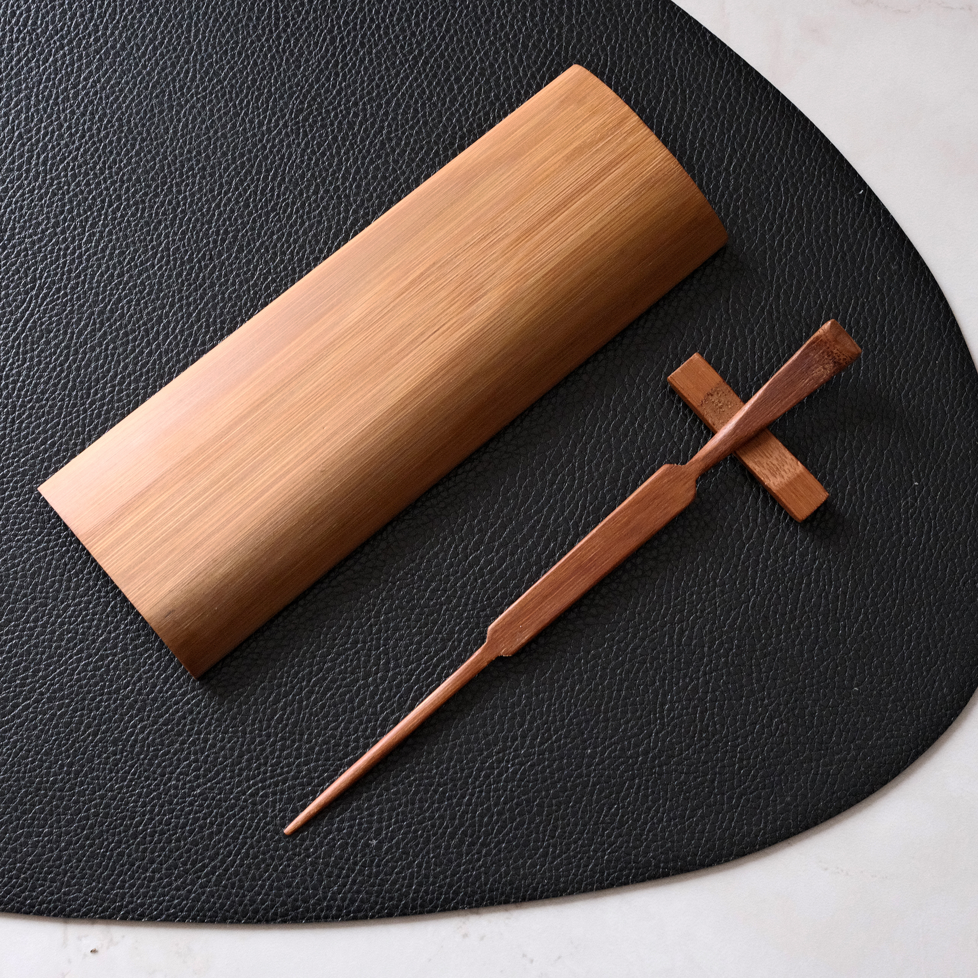 High-quality TEA ACCESSORIES handcrafted from bamboo – stylishly combined in a bundle. Perfect for Gongfu Cha, mindful tea rituals, or as a gift - Image 17