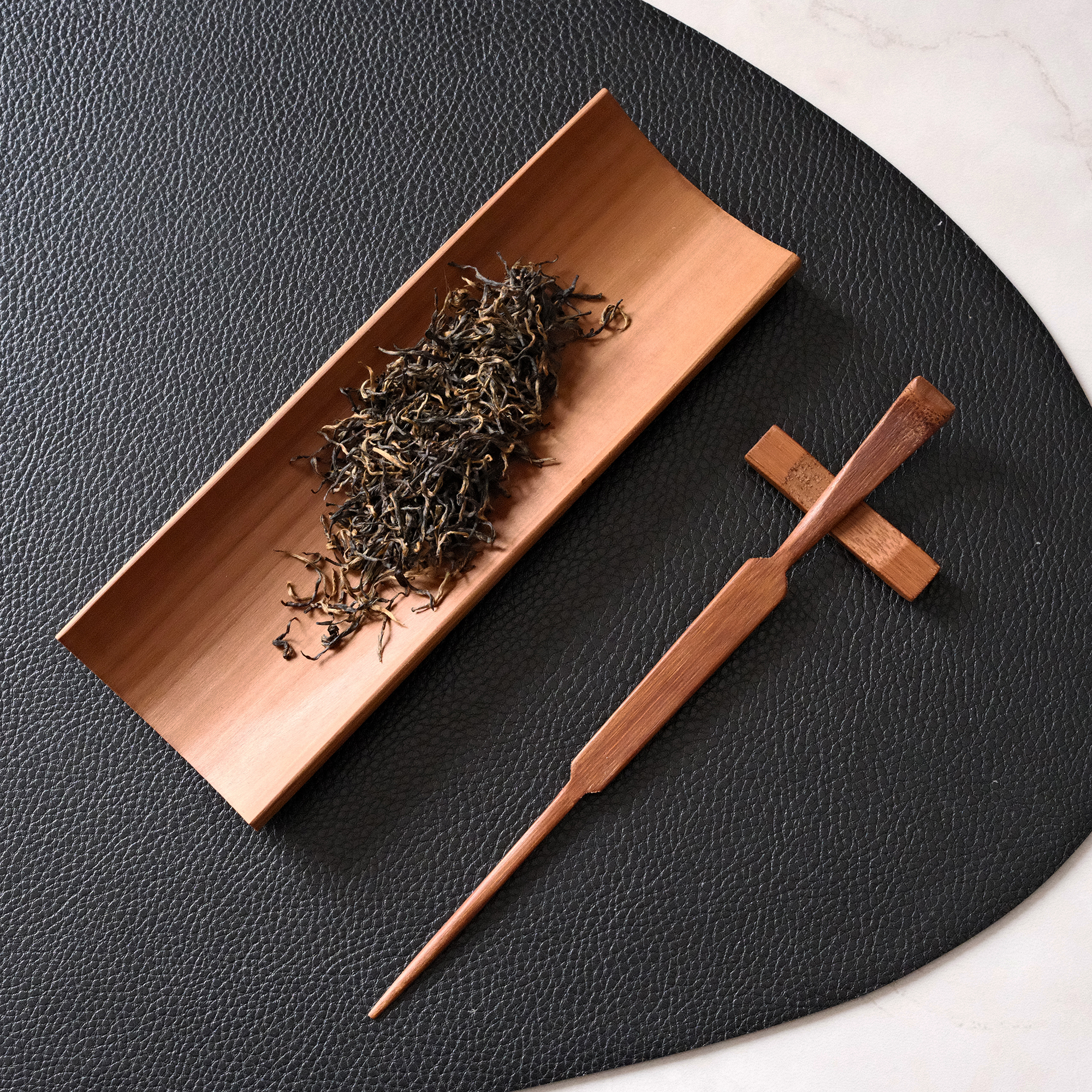 High-quality TEA ACCESSORIES handcrafted from bamboo – stylishly combined in a bundle. Perfect for Gongfu Cha, mindful tea rituals, or as a gift - Image 15