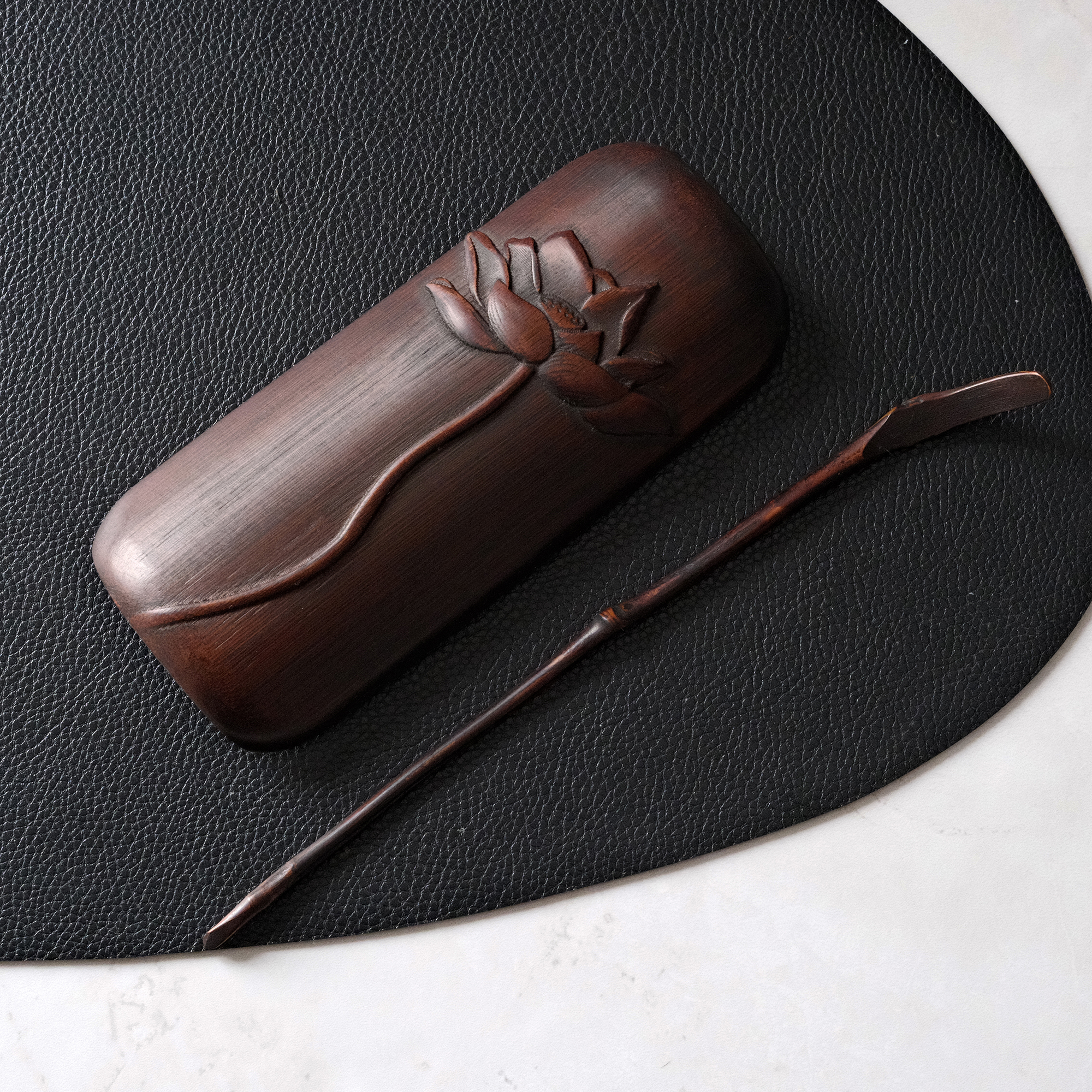 High-quality TEA ACCESSORIES handcrafted from bamboo – stylishly combined in a bundle. Perfect for Gongfu Cha, mindful tea rituals, or as a gift - Image 13