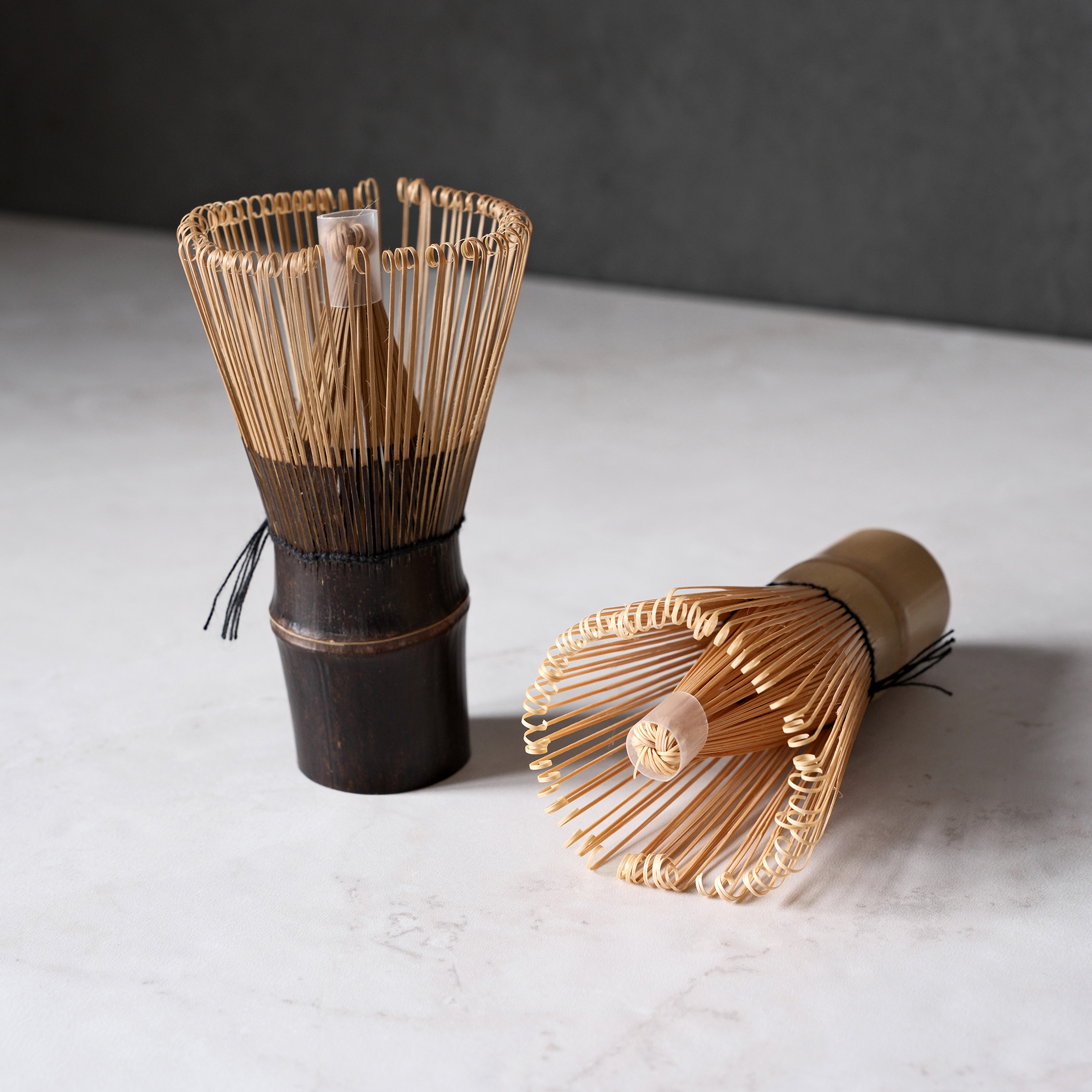 CREATE YOUR OWN MATCHA SET / Handmade Rough Pottery Matcha Bowl & Tea Ceremony Set, Handcrafted and Glazed, with Natural Bamboo Utensils, ideal as Gift Set, Gift Ideas - Image 5