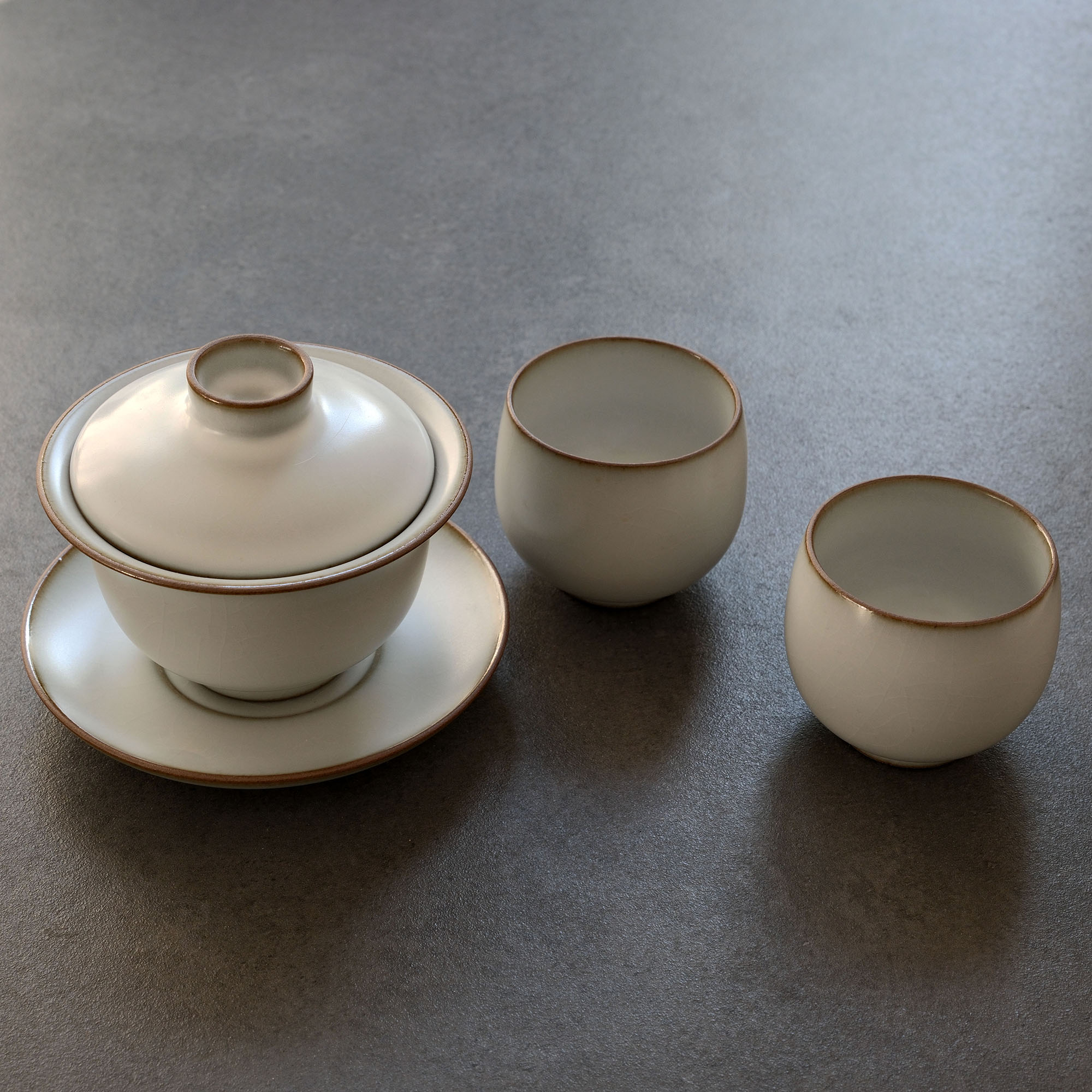 Handmade Gaiwan-Set – Jingdezhen Ivory White | A Soft, Elegant Highlight for Every Gong Fu Cha Tea Ceremony - Image 6