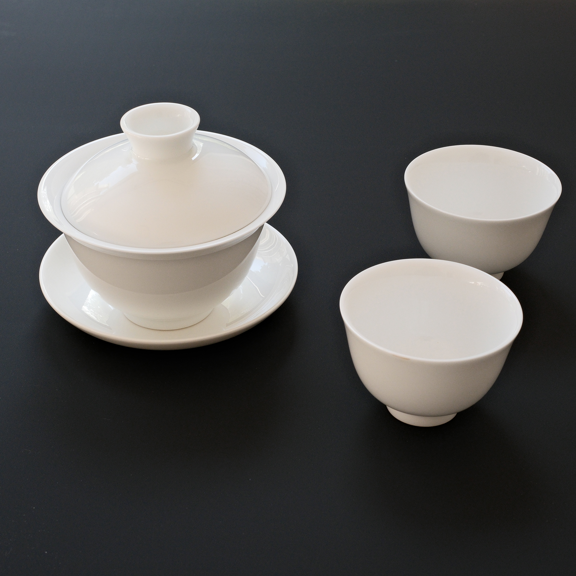 Gaiwan-Set – Jingdezhen Pure White | Your Entry into the World of Gong Fu Cha